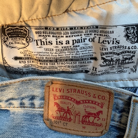 Levis acid wash straight leg jeans size 30 - Picture 4 of 5